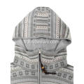 Chandail tricoté pour hommes Snow Jacquard Full Zip Hoodie